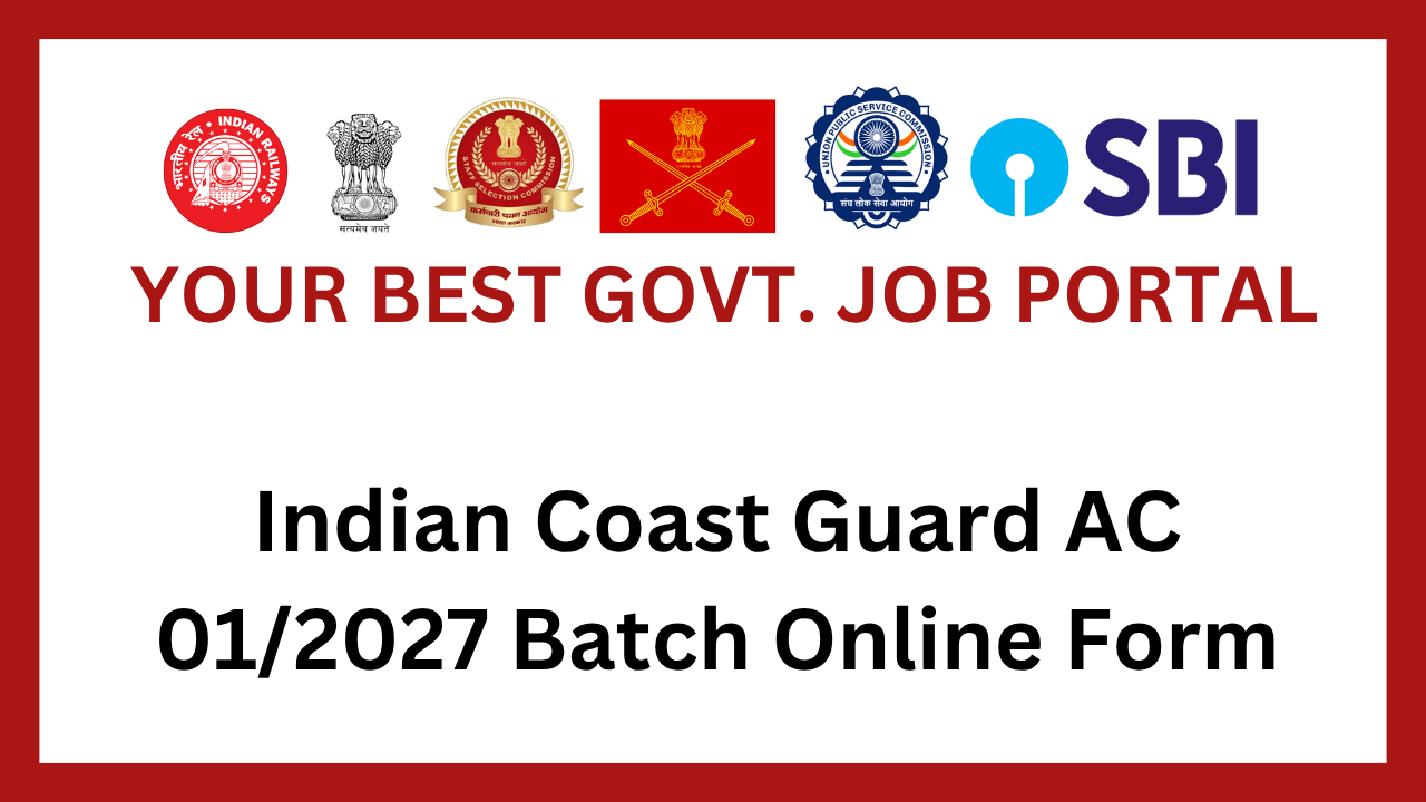 Indian Coast Guard Assistant Commandant Exam 2027